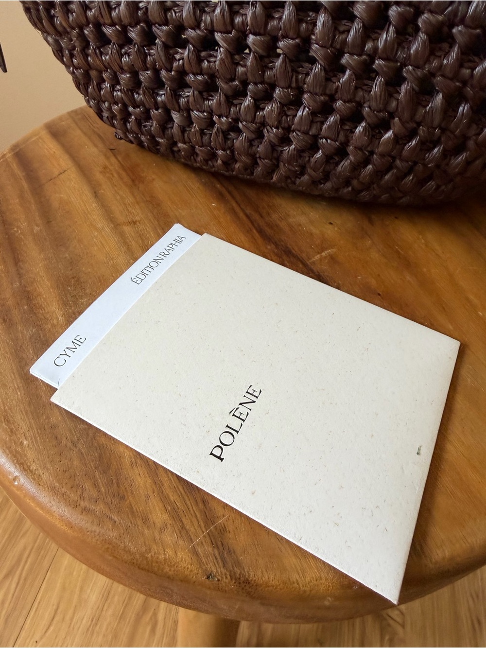 Polène Brown Woven Leather Tote - Picture 3 of 6
